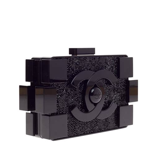 chanel lego crystal clutch|Chanel Lego clutch bag.